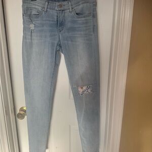 Levi's Blue Skinny Jeans Distressed Style 711 with stretch. Price is negotiable